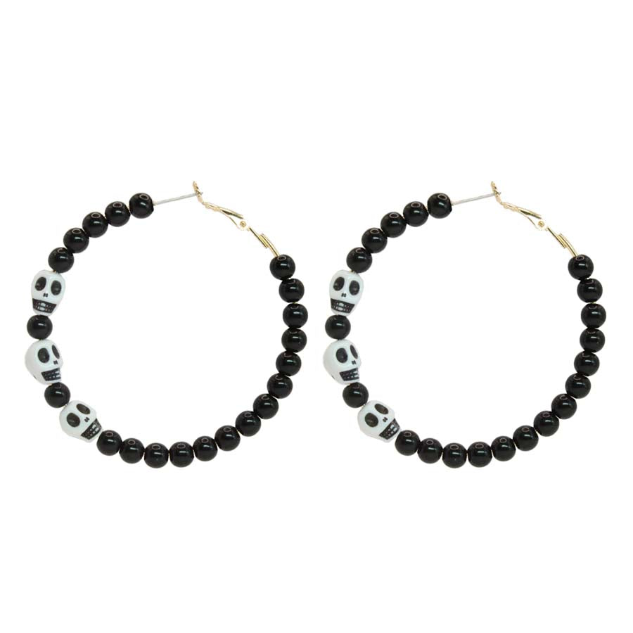 Skeleton Hoop Earrings