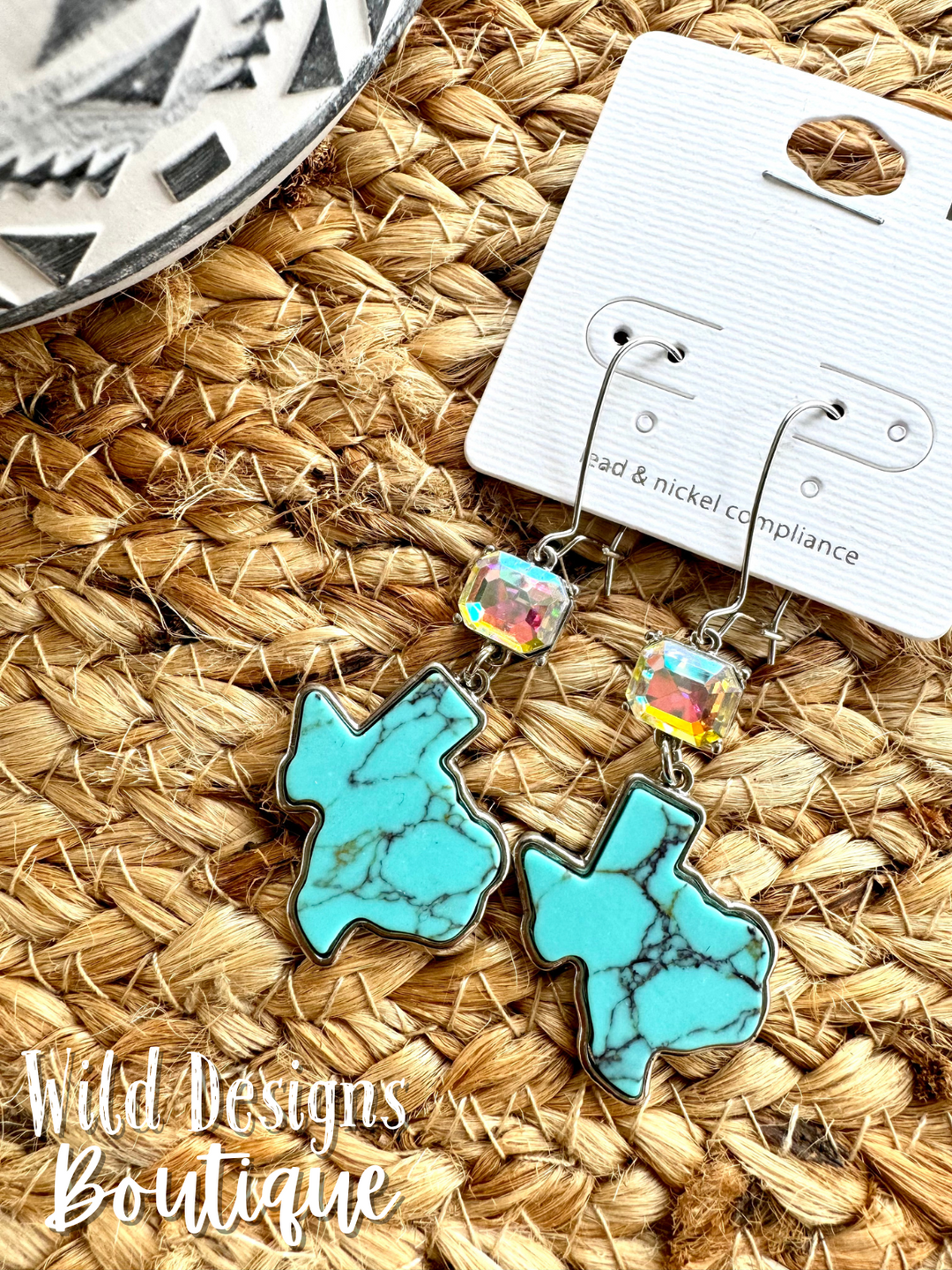 Abilene Texas Earrings Turquoise