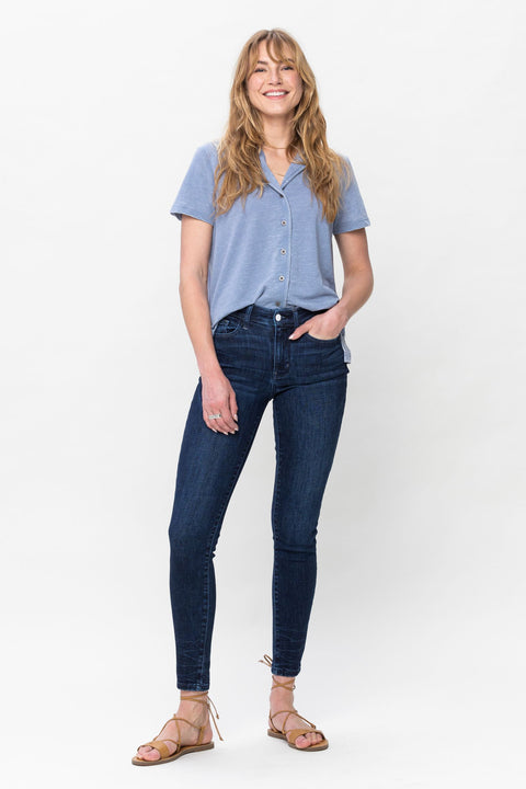 Mid Rise Classic Dark Skinny 82505