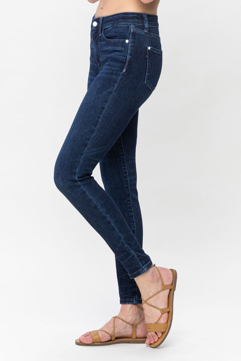 Mid Rise Classic Dark Skinny 82505