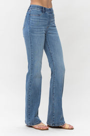 Pull On Slim Fit Bootcut Jeans 88520 30% OFF