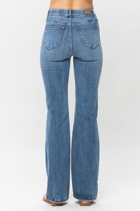 Pull On Slim Fit Bootcut Jeans 88520