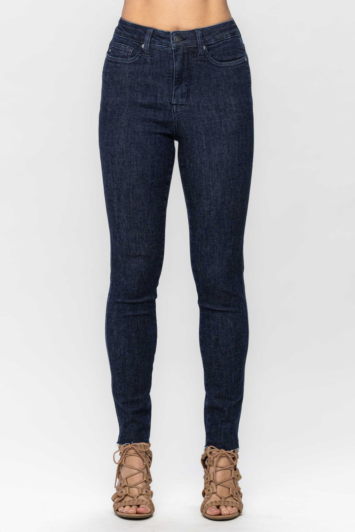 Control Top Raw Hem Skinny Jean JB88703 READ DESCRIPTION!