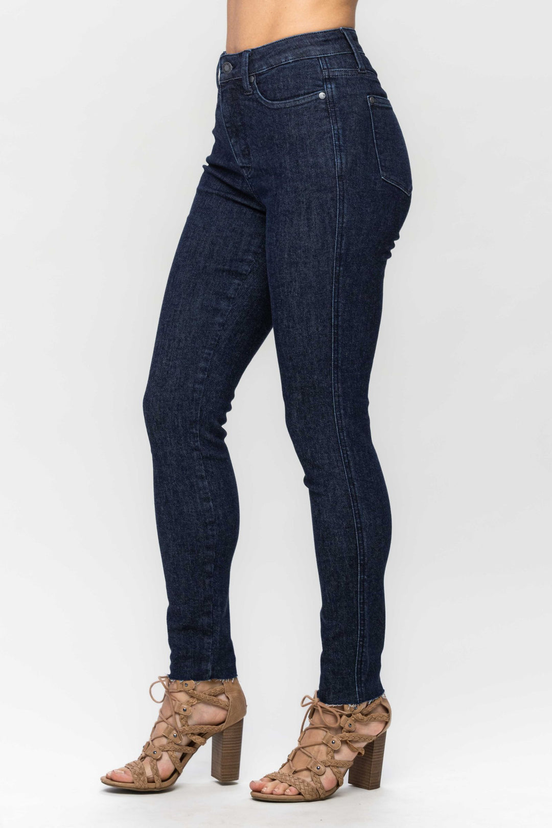 Control Top Raw Hem Skinny Jean JB88703 READ DESCRIPTION!