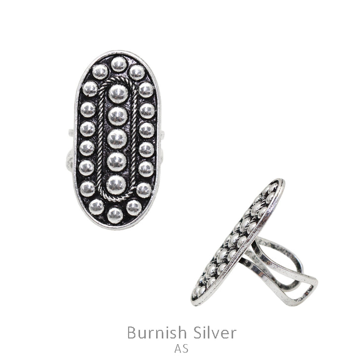 Staci Bubble Oval Cuff Ring