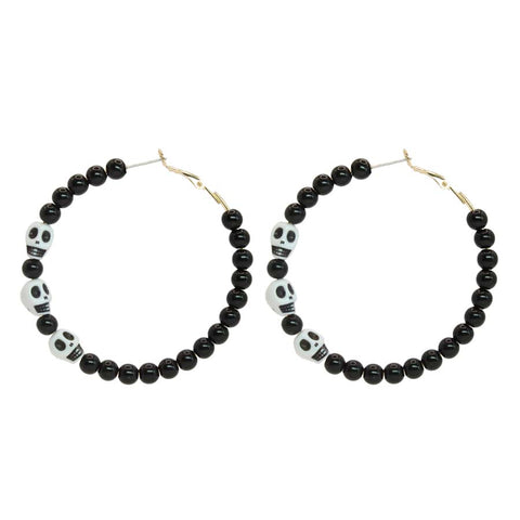 Skeleton Hoop Earrings 75% OFF