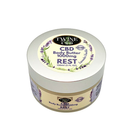 Twine CBD Rest Body Butter Lavender Vanilla 1000mg