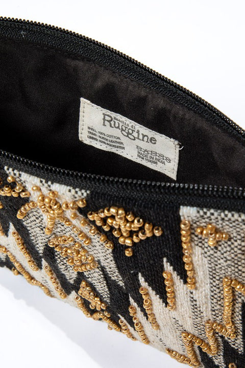 Wren Handmade Beaded Clutch