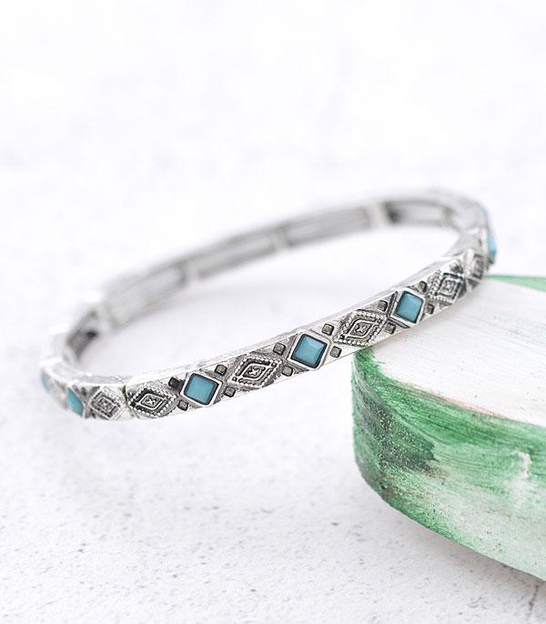 Kolby Stackable Western Stretch Bracelet