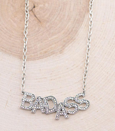 Bad Ass Letter Necklace AB