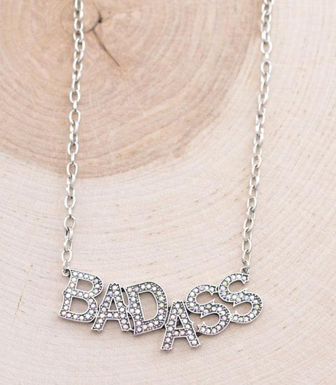 Bad Ass Letter Necklace AB