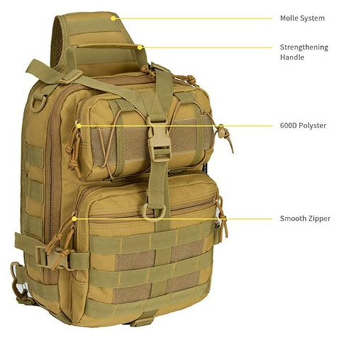 Tactical Sling Range Bag Green