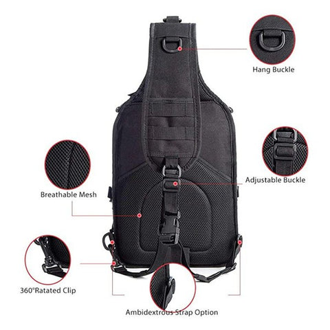 Tactical Sling Range Bag Green