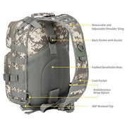 Tactical Sling Range Bag Green