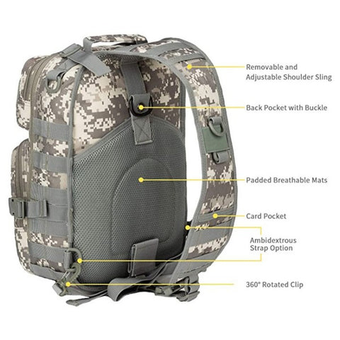 Tactical Sling Range Bag Green