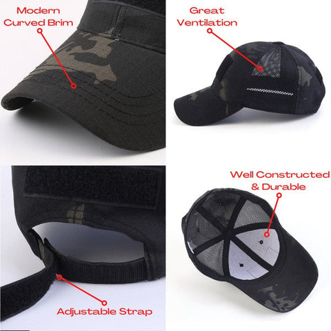 Tactical Operator Patch Cap Black 40% OFF