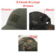 Tactical Operator Patch Cap Black Camo 40% OFF