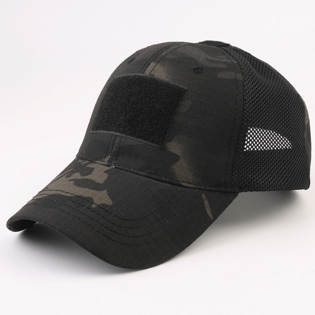 Tactical Operator Patch Cap Black Camo