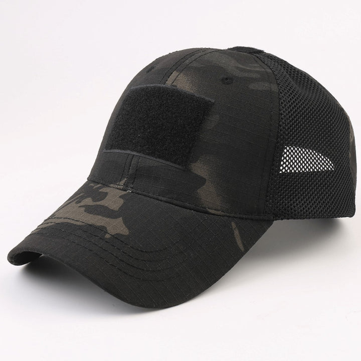 Tactical Operator Patch Cap Black Camo