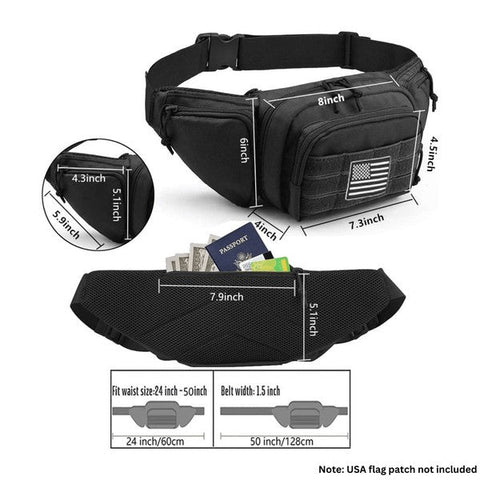 Tactical Waist or Crossbody Bag Green