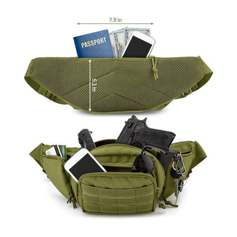 Tactical Waist or Crossbody Bag Green