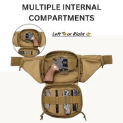 Tactical Waist or Crossbody Bag Khaki 40% OFF