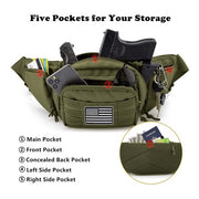 Tactical Waist or Crossbody Bag Green