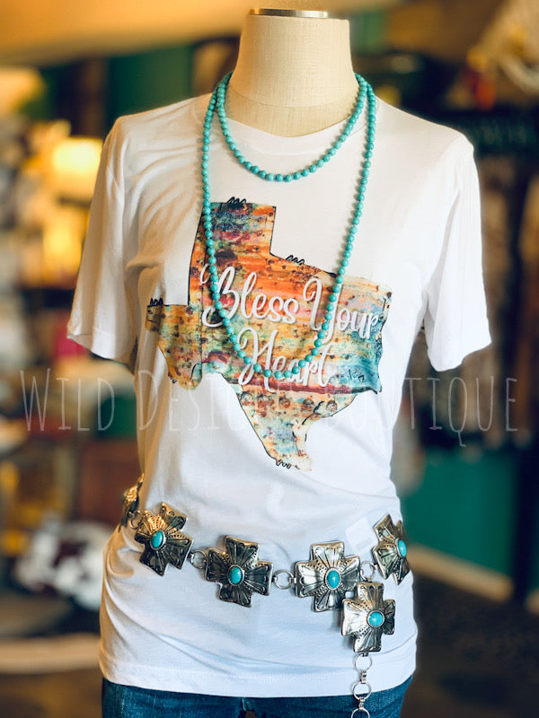 Bless Your Heart TX Graphic Tee