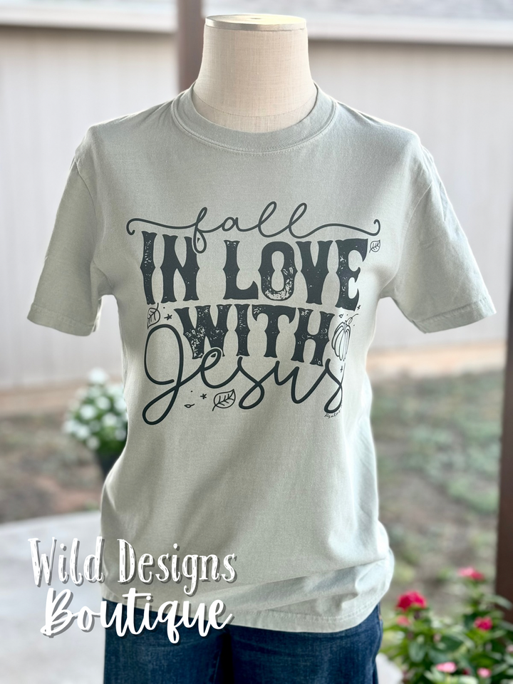 Fall in Love with Jesus Graphic Tee