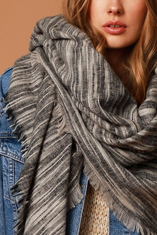 Blanket Scarf Grey