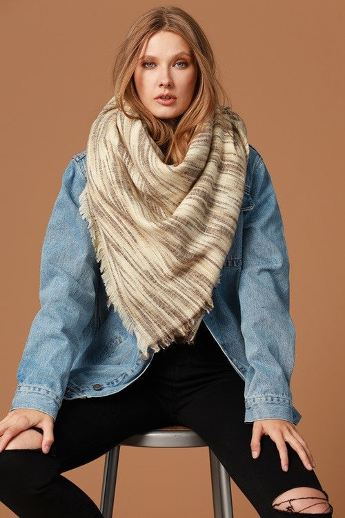 Blanket Scarf Oatmeal