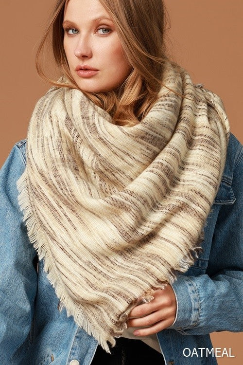 Blanket Scarf Oatmeal