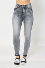 Tummy Control Grey Skinny Jeans JB 88792