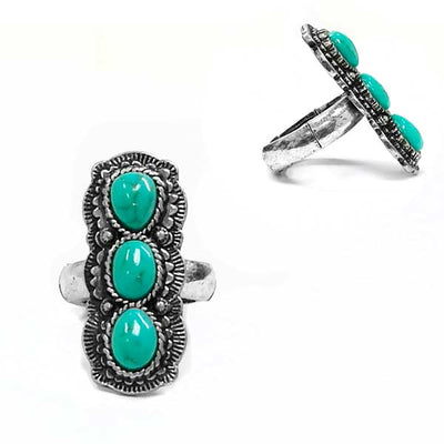 Triple Stack Turquoise Ring