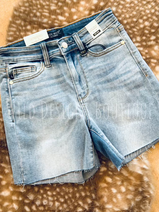Mid Rise Cut Off Shorts 15251