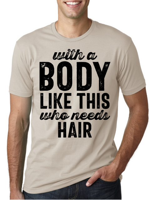 Who Needs Hair Graphic Tee COMING SOON!!