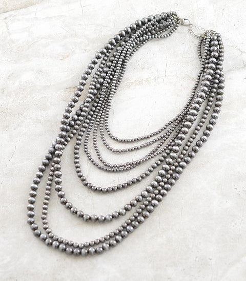 8 Layer Navajo Bead Necklace Set