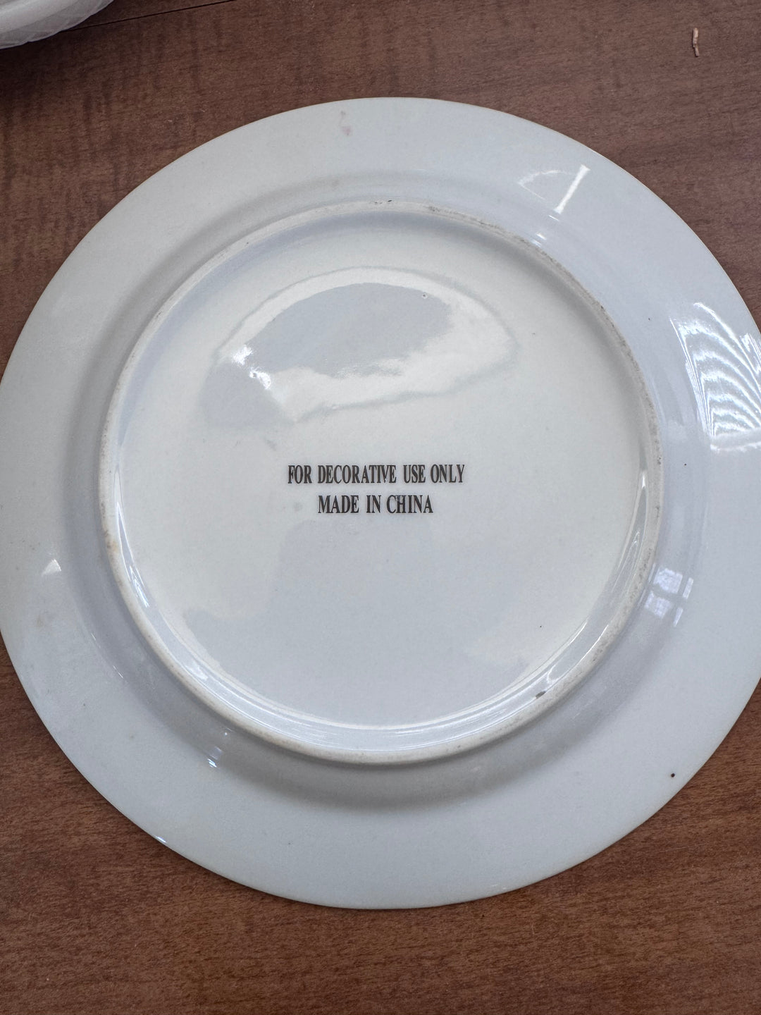 Checkered Farmhouse Cow Plate