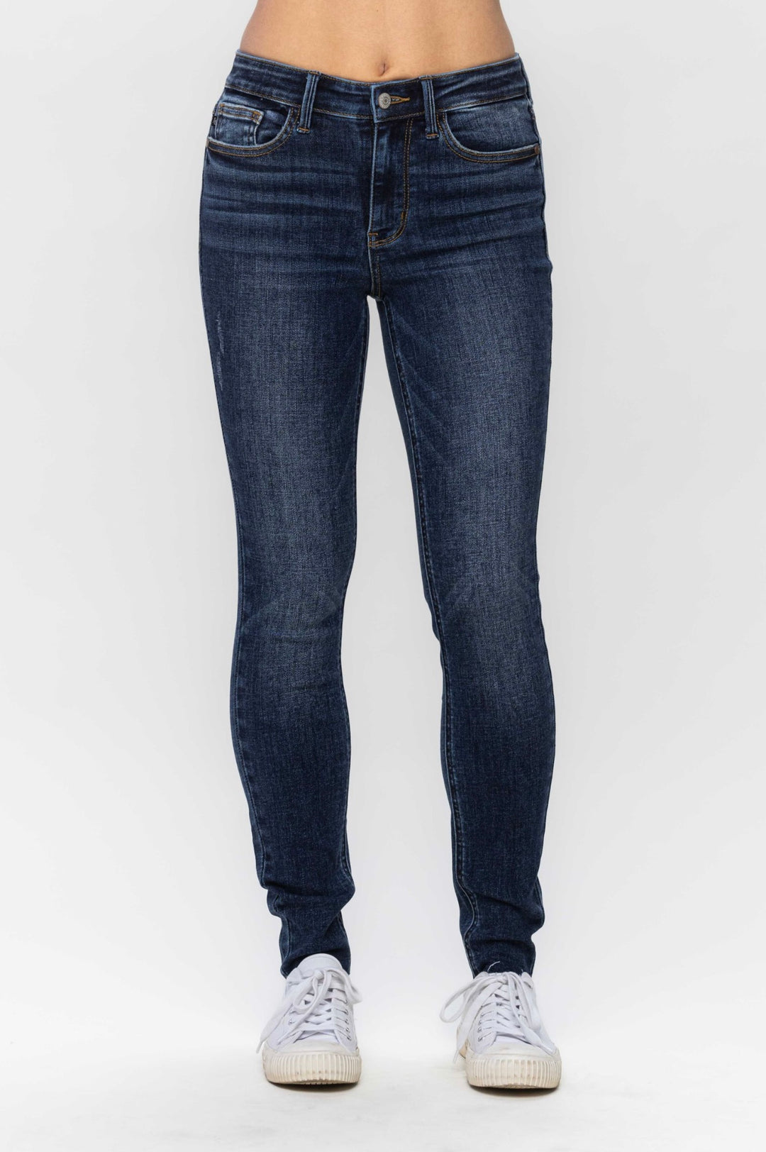 Mid Rise Vintage Raw Hem Skinny JB 82527