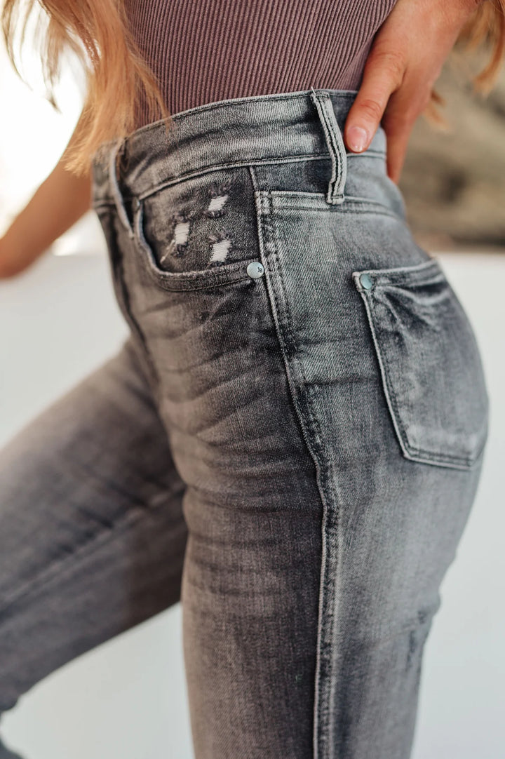 Tummy Control Grey Skinny Jeans JB 88792
