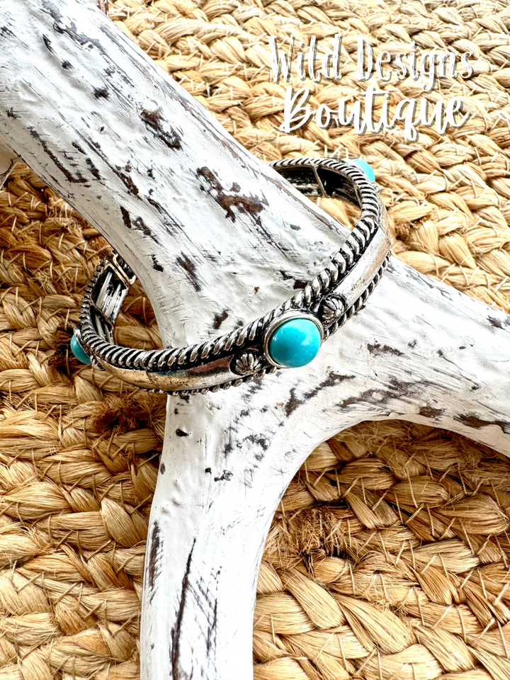 Rose Stackable Western Stretch Bracelet