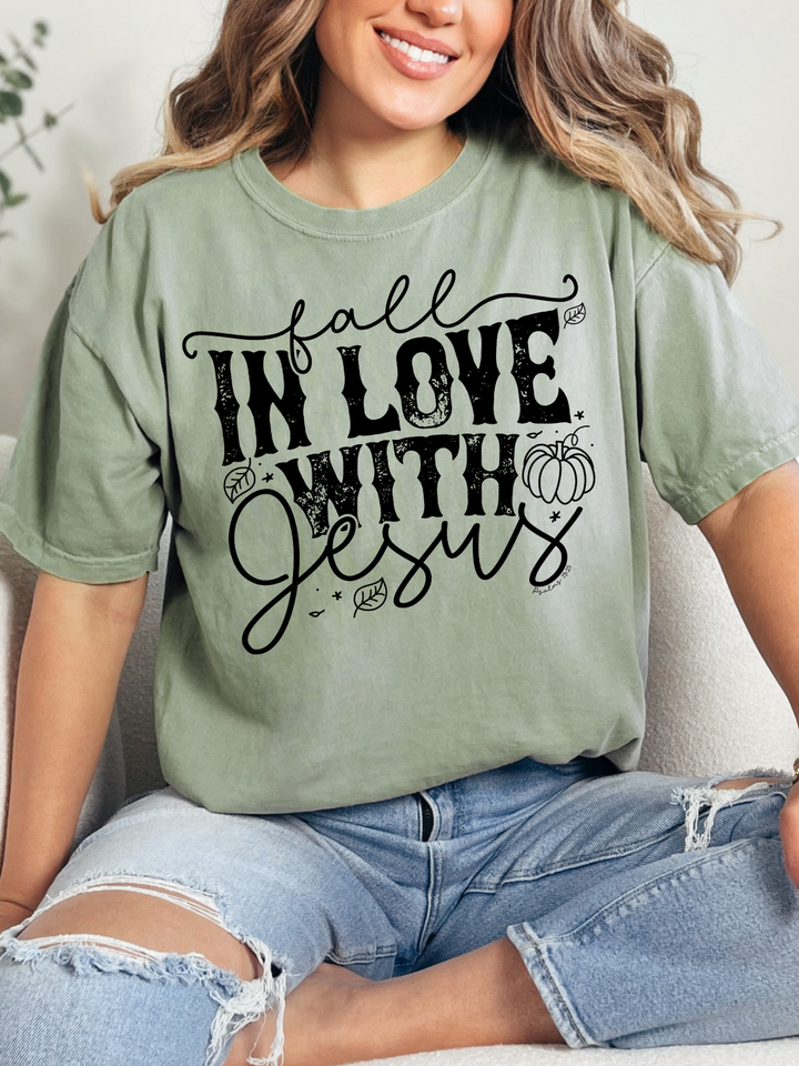 Fall in Love with Jesus Graphic Tee
