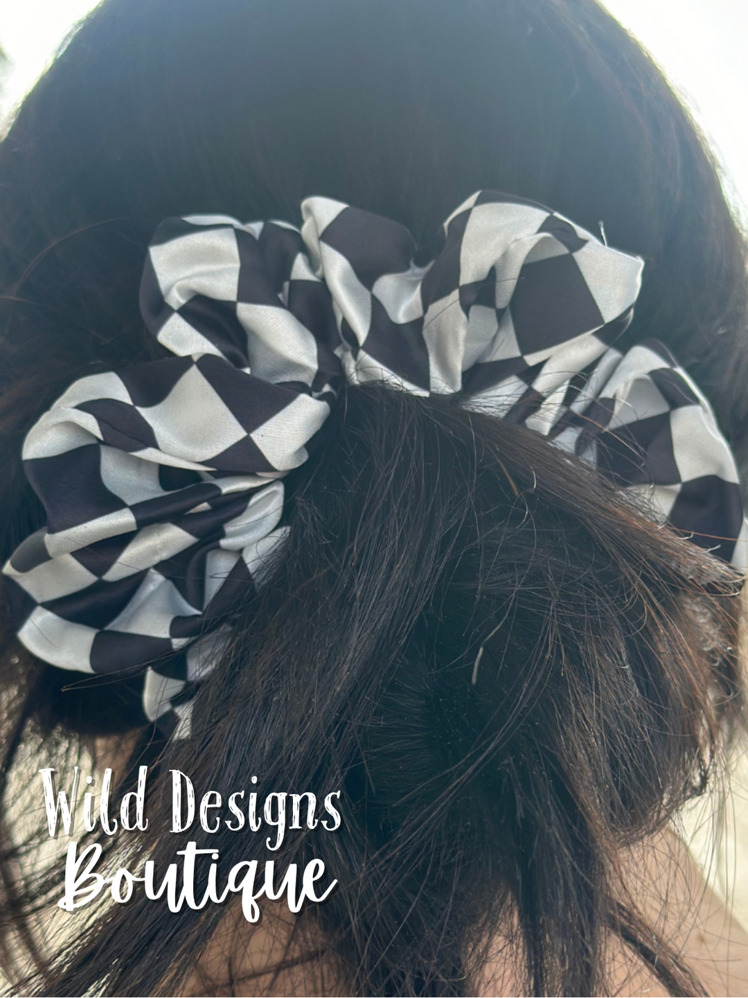 Round the Track Hair Scrunchie