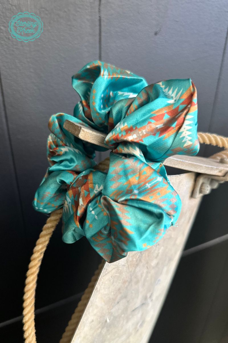 Tulsa City Hair Scrunchie