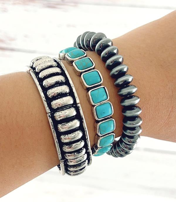 Tana Turquoise Bracelet Set