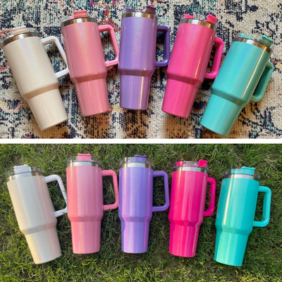 Insulated Shimmer Tumbler in Five Colors 40% OFF