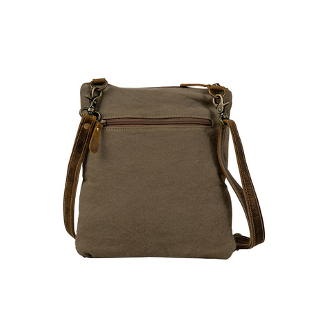 Myra Bag Sand Weaver Crossbody Bag
