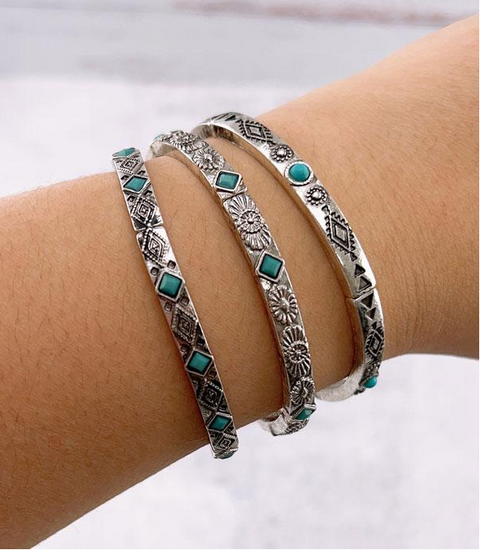 Stackable Western Stretch Bracelet #4