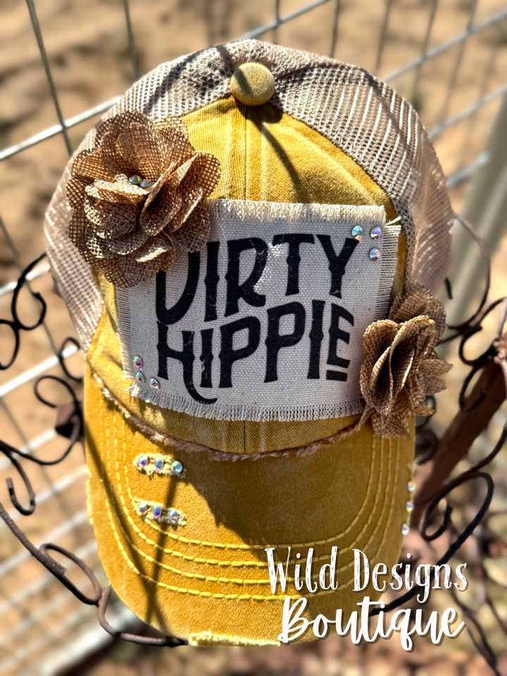 Raisin' Hell Frayed Patch Camo/Beige Hat