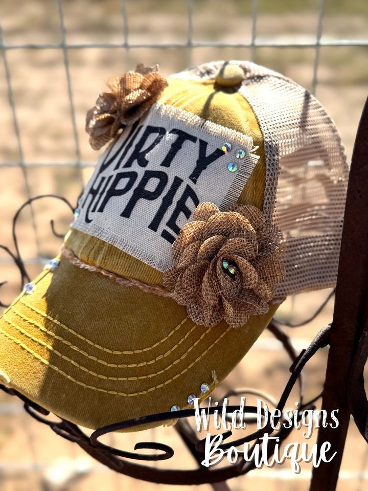 Raisin' Hell Frayed Patch Camo/Beige Hat